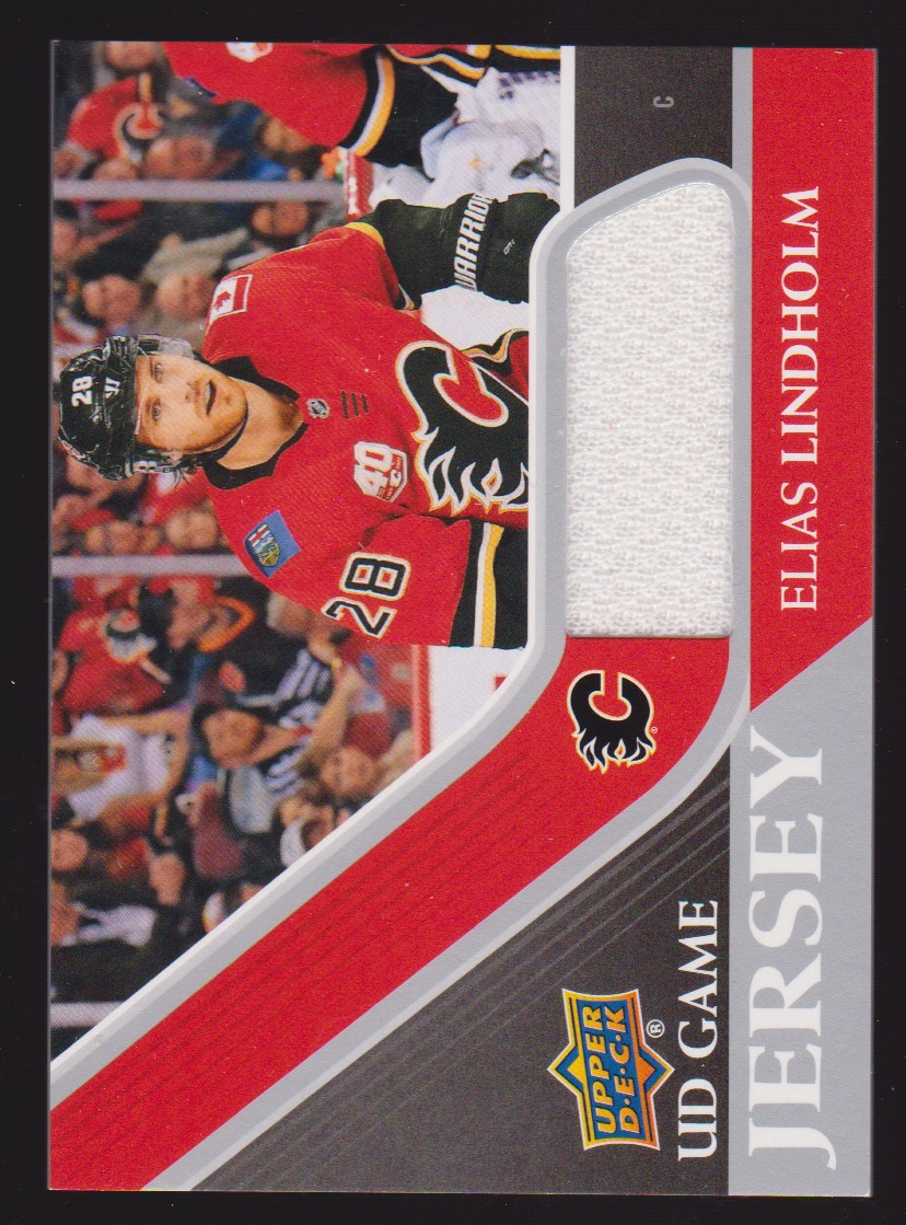 (image for) 2020-21 Upper Deck Game Jerseys #GJEL Elias Lindholm
